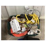 Assortment of Extension Cords, Power Strips