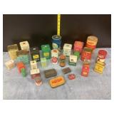 Assortment of Full & empty Tins