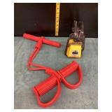 Pedal Resistance Band & Radio Headphones