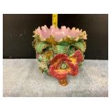 Majolica Sand Glaze Flower Pot