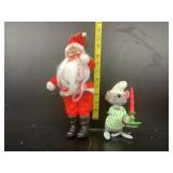 Santa Claus and mouse