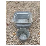 Wash Tub & Pail