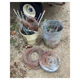 Copper, Wire, Trash Can & Misc.