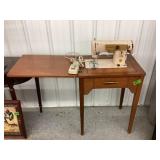 Singer Sewing Machine & Cabinet