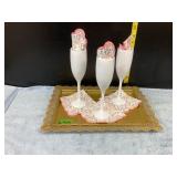 Cake Stand for Display Table & (3) Plastic