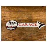 Cast Iron Tydol Sign