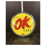 Porcelain enamel Chevrolet sign