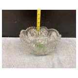 American Brilliant Period Cut Glass Bowl