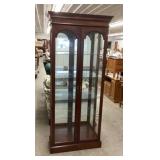 Glass Shelf Curio Cabinet 33.5?x13.5?x76.5?