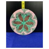 Majolica Shell & Seaweed Pattern Plate