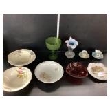 Bowls, Cups and Saucers, vase