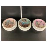 Yorkie Painted Plates