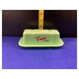 Jadeit Butter Dish
