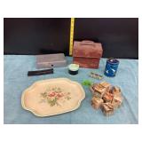 Dominoes, Avon Tray, Rhythm Bones, Wood