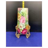 Hand painted porcelain vase