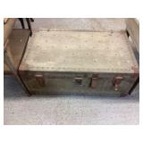 Vintage trunk w/contents