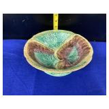 Majolica Leaf Compote