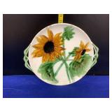 Majolica Sunflower Plate