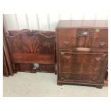 Landstrom furniture corp. Mahogany bedroom set
