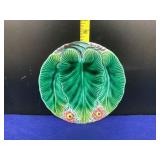 Majolica Palm Leaf Plate