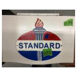 Cast iron standard sign
