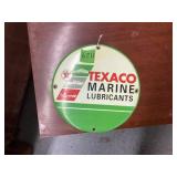 Porcelain enamel Texaco sign