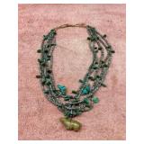 5 Strand Native American Necklace 28ï¿½