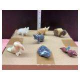 Assortment of Dragon Stone, Gray Onyx, Carved