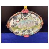 Majolica Indian Plaque