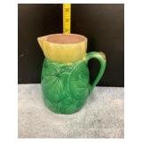 Majolica Lily pad Pitcher