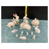 Assortment of Bunnies (Leftonï¿½s, Cybis, Goebel,