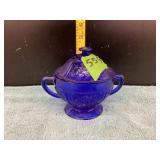 Cobalt Blue Sugar Bowl
