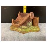 Majolica? Tobacco Match Holder