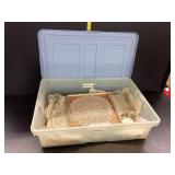 Tote & Doilies (some stained)