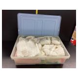 Tote wBaby Clothes & Blankets some stains