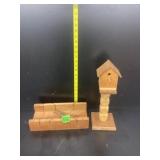 Wood Miter Box Bird House