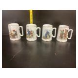 1985 Norman Rockwell Mugs