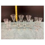 Clear Glass Glasses & Storage Box