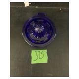 Cobalt Blue Juicer Glass