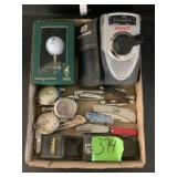Pockets knives Pocket Watches, Radio, Etc
