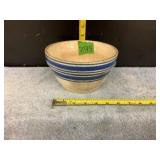 Blue & White Stoneware Mixing Bowl
