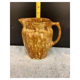 Stoneware Glazed Pitcher