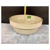 Vintage Crock Stoneware Mixing Bowl