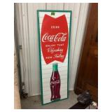 Coca-Cola Tin Sign18ï¿½x54ï¿½