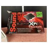 Sound blaster x-fi new in box