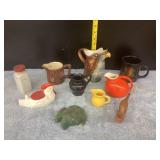 Eagle Pitcher, Tree Trunk creamer pitcher &