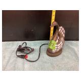 Stained Glass Swan Lamp