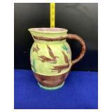 Majolica Bird Pitcher