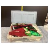 Assortment of Boys & Girls Clothes & Rubbermaid