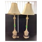 Lamps ONE HAS BROKEN TOP